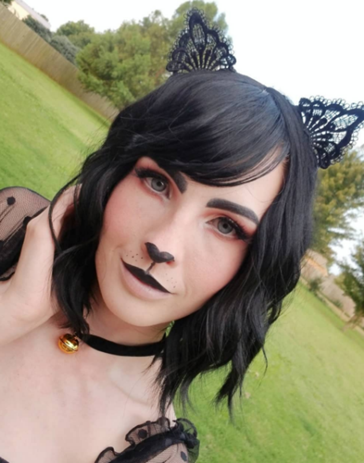 Cat Lady Goth Makeup Looks