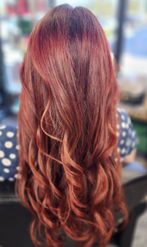 Cherry Blonde Vibrant Ombre Hair Color