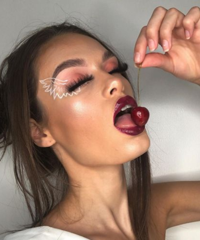 Cherry Lips And Angel Eyes Angel Makeup Looks