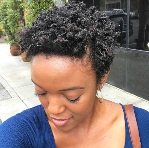 Coils Natural Hairstyles For Short Hair