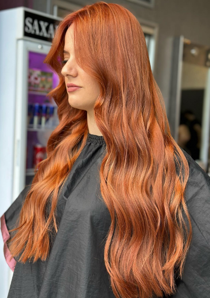 Copper Flames Ombre Hair Colors