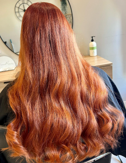 Copper Warm Tones Vibrant Ombre Hair Color