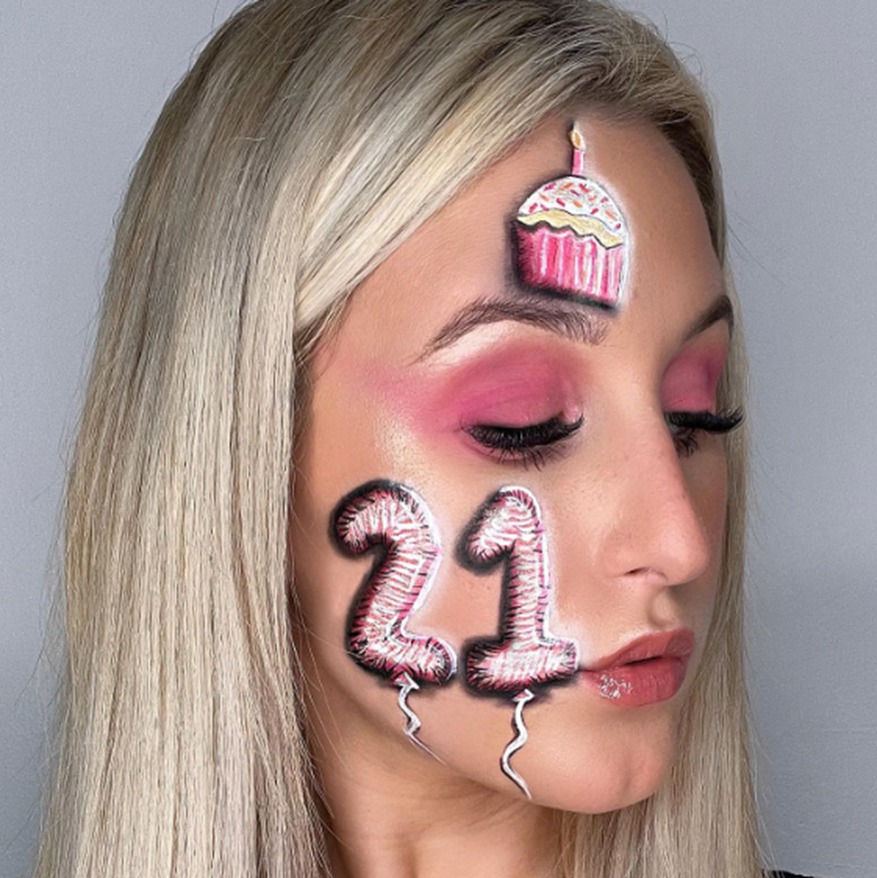Creative Birthday Makeup