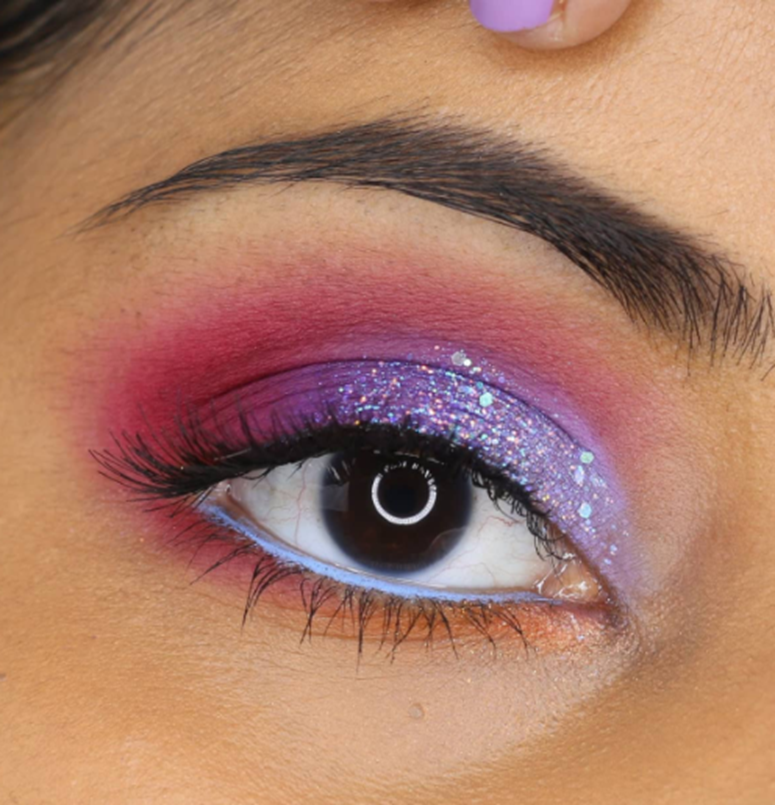 Creative Purple Eyeshadow