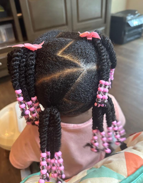 Criss Cross Black Toddler Hairstyle