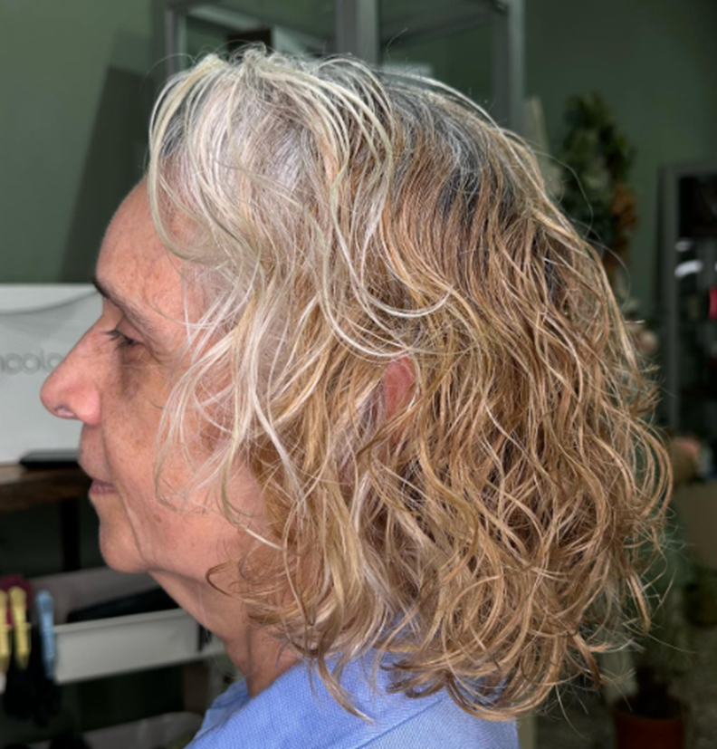 Curly And Wavy Hairstyle For Women Over 50