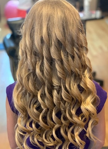 Curly Hair For First Communion Hairstyles