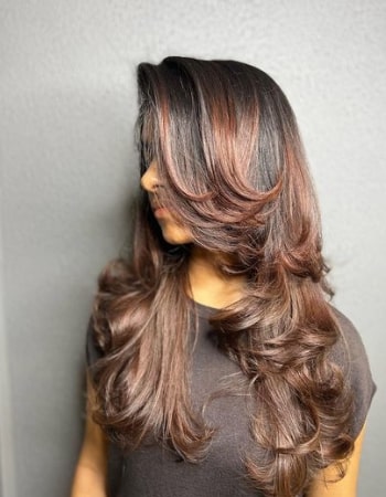 Customized Layer with Toffee Blonde 