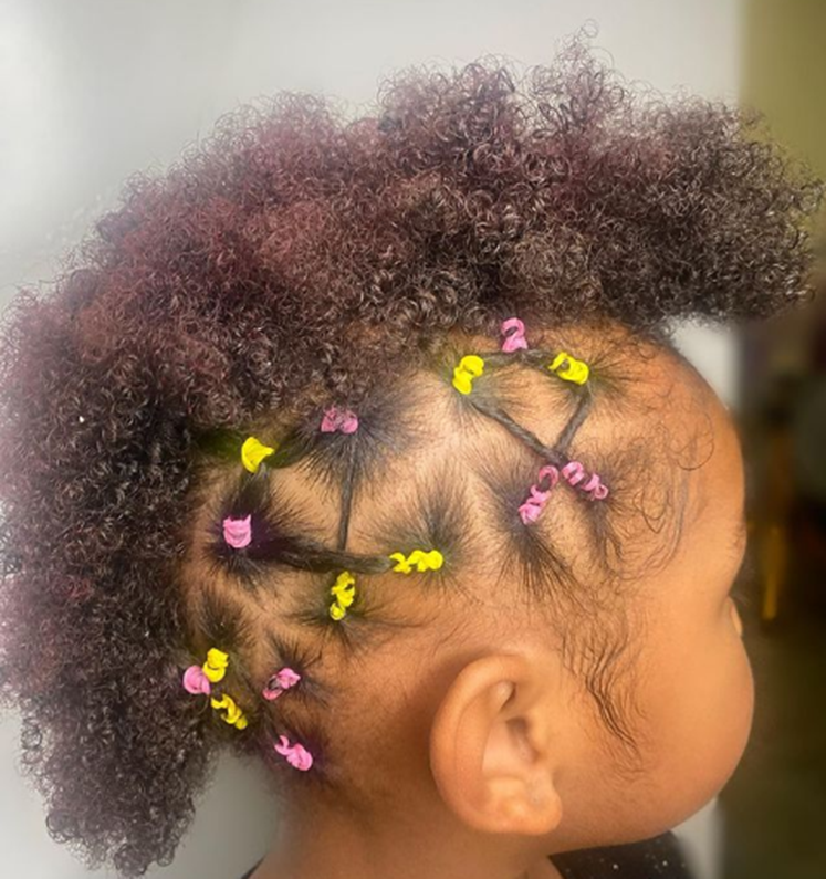 Cute Ropes Black Toddler Hairstyle