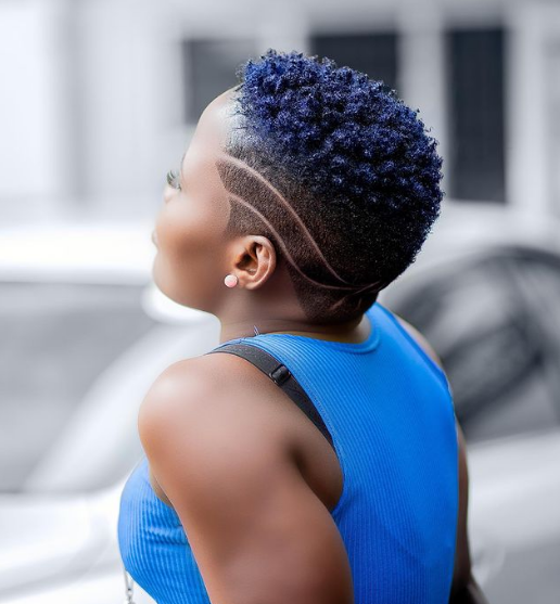 Dark Blue Short Hairstyles