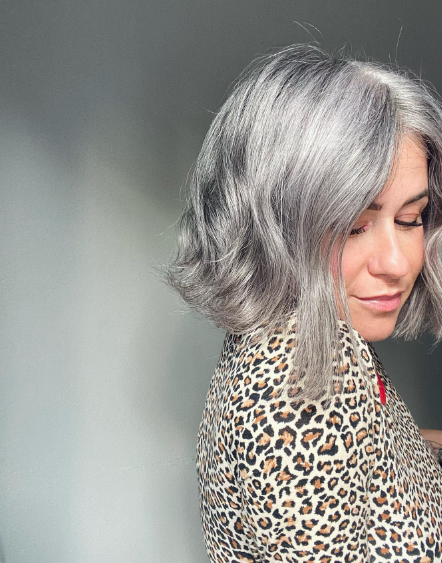 Different Black And Grey Hair Color Ideas