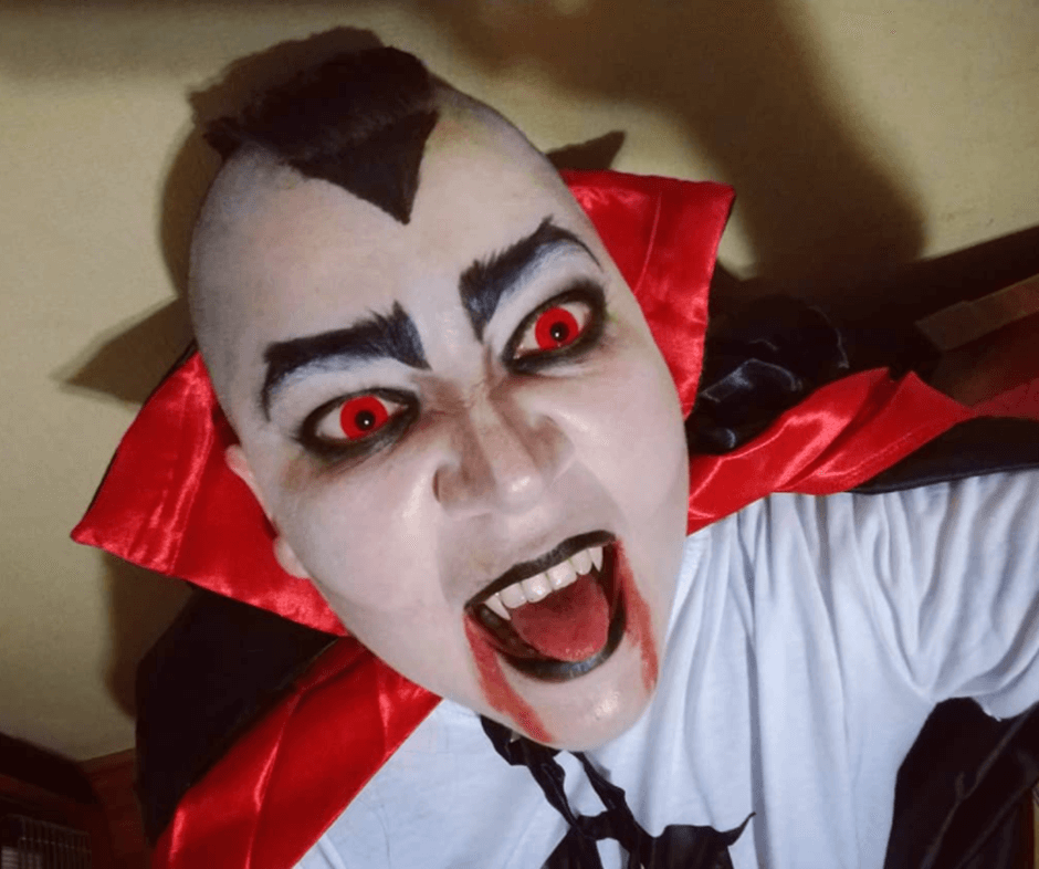 Dracula's Son Vampire Makeup Look