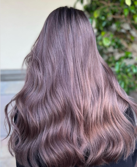 Dusty Purple Ombre Hair Colors