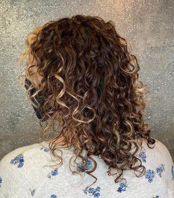 Elegant Medium Length Curly Hair