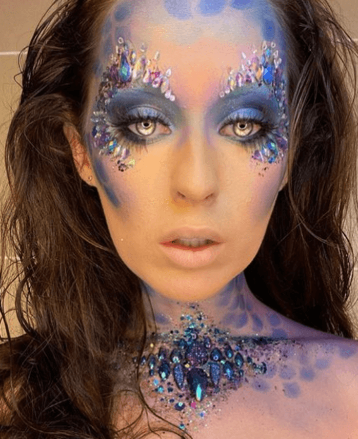 Enchantress Mermaid makeup look
