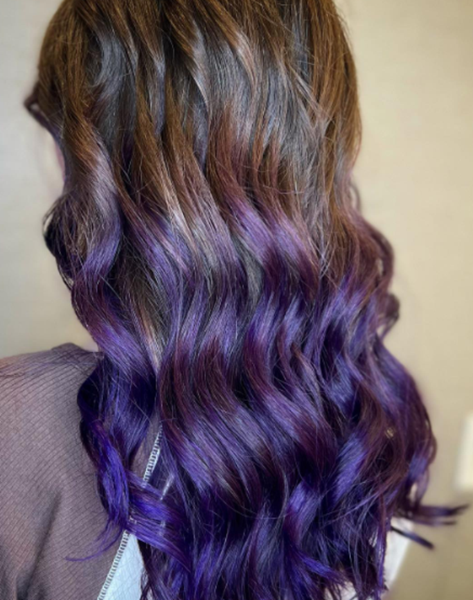 Fabulous Purple Ombre Hair Idea