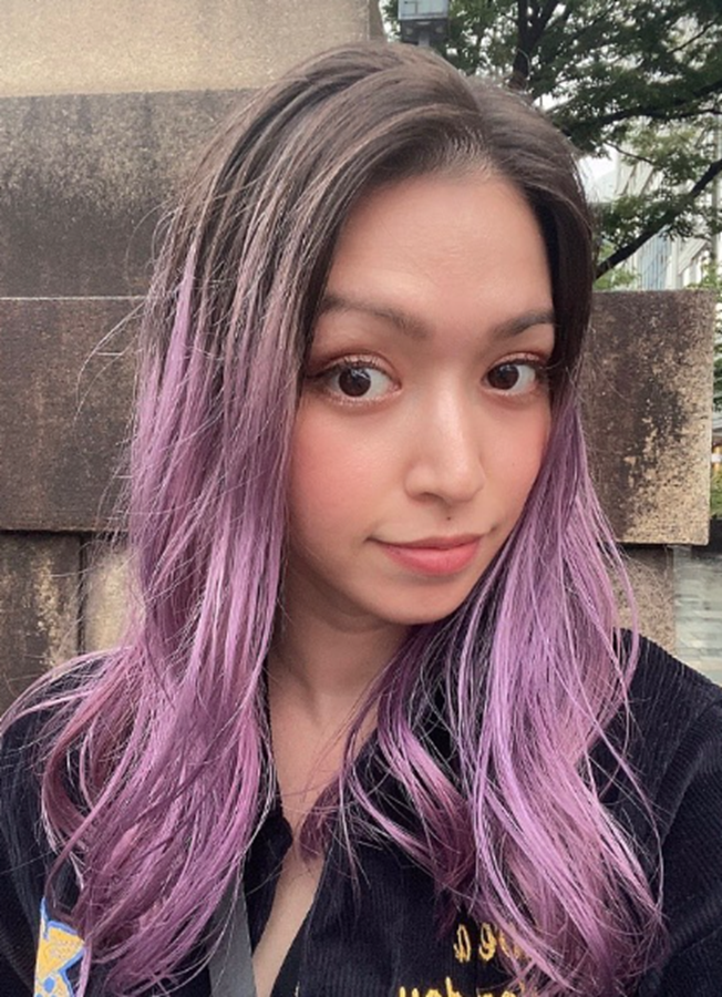 First Crush Purple Ombre Hair Idea