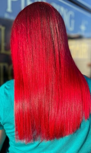 Garnet Red Hair Color Ideas