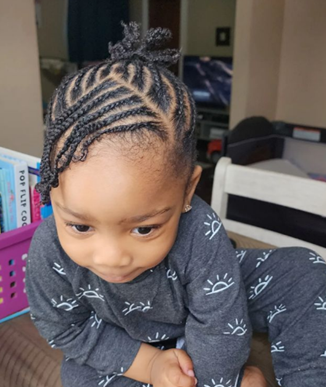 Ghana Braids Black Toddler Hairstyle