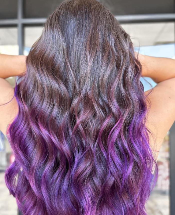 Gorgeous Purple Ombre Hair Idea