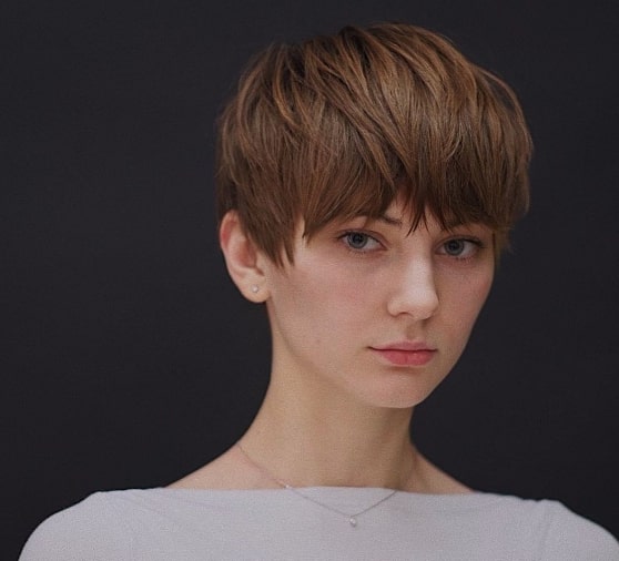 Heavy Pixie Cut With Bangs Hairstyles
