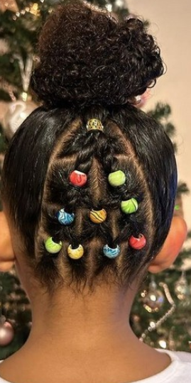 Holiday Curly Hair Style
