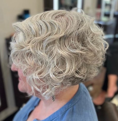 Hollywood Waves Short Haircuts For Women Over 50
