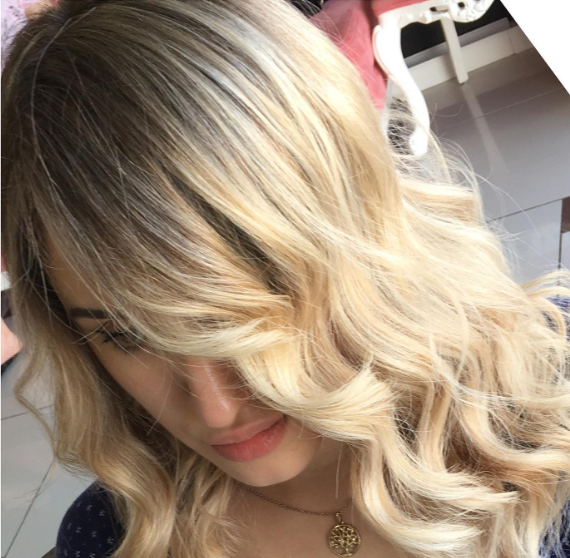 Honey Blonde Ombre Hairstyles.