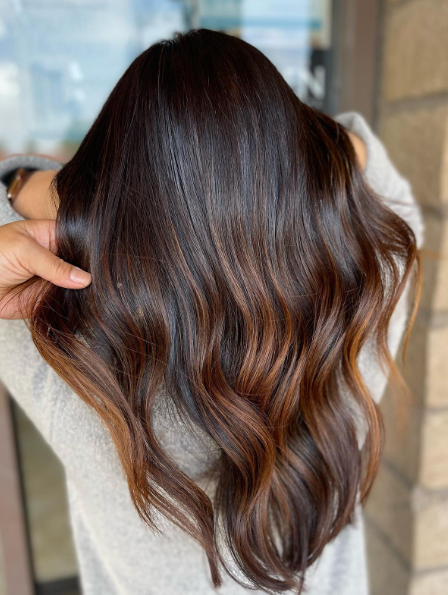 Hot Chocolate Ombre Hair Colors