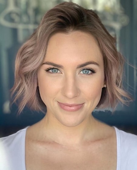 Lavender Vibes Short Hairstyles For Square Face