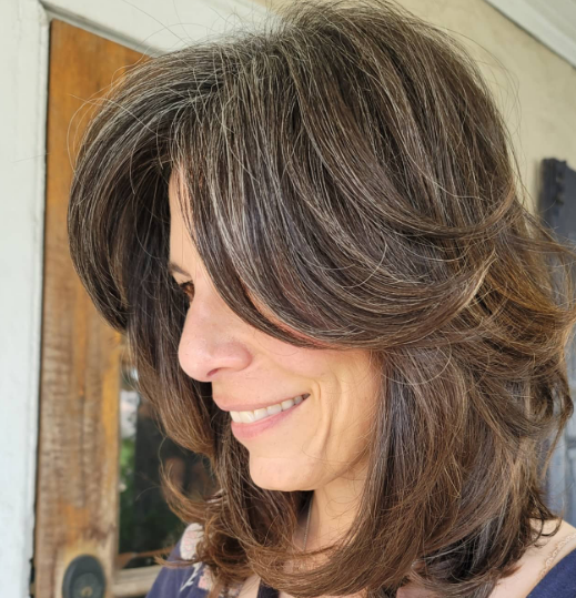 Layered Shaggy Hairstyle