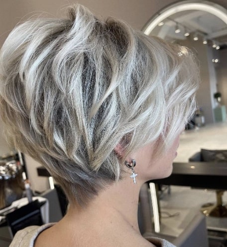 Layered Short Length Hairstyles For Women Over 50