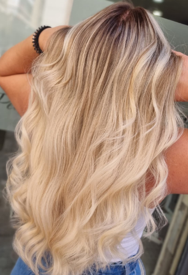 Length Blonde Ombre Hairstyles.