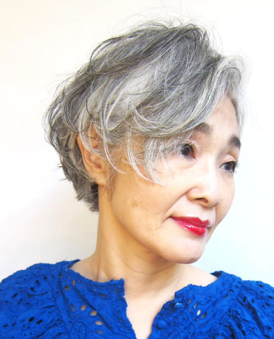 Lights Hairstyle For Older Women