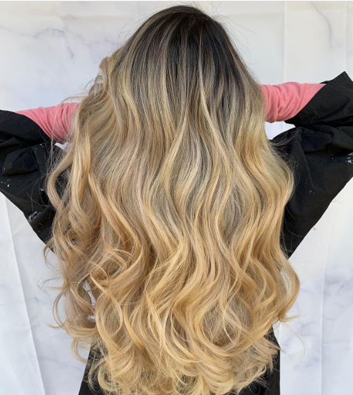 Long Blonde Ombre Hairstyles.