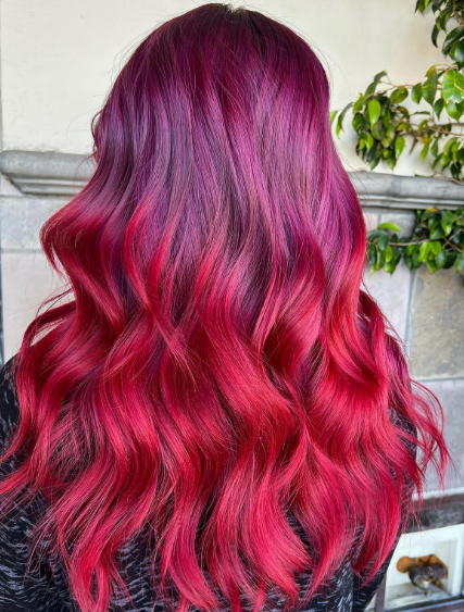 Magenta Ombre Hair Colors