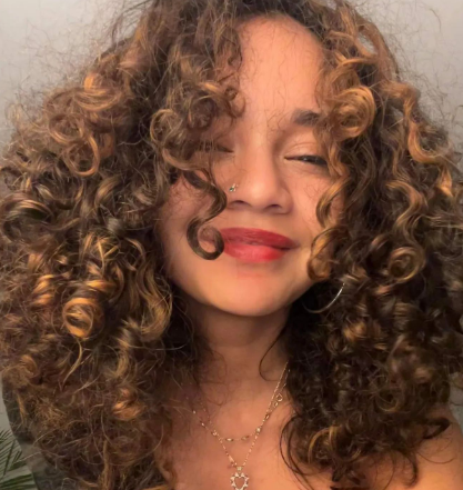 Marias Medium Length Curly Hair