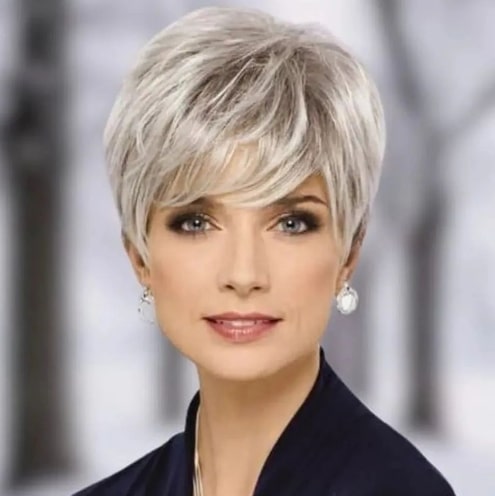 Matured Short Length Hairstyles For Women Over 50