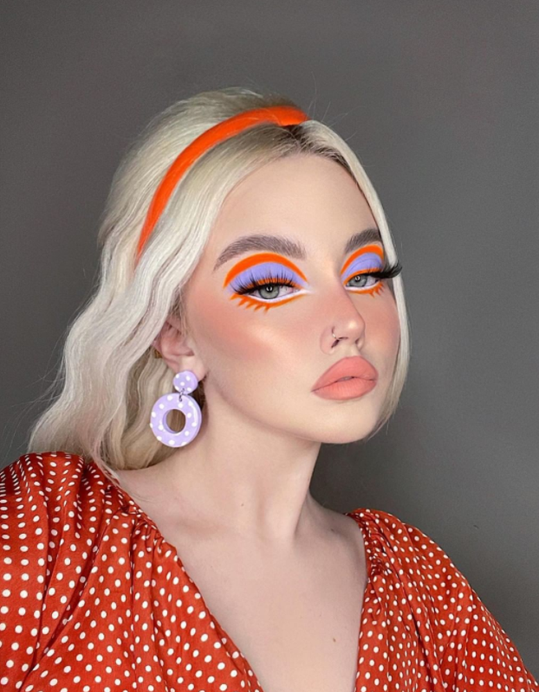 Miranda Orange 60s Makeup