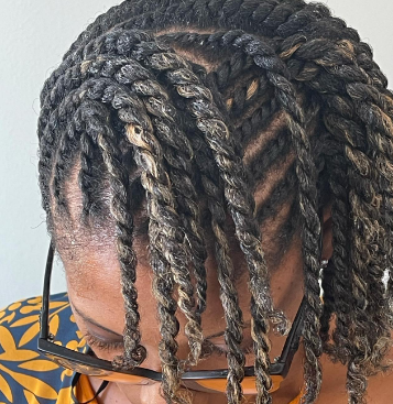Mousse Two Strand Twists Hairstyle