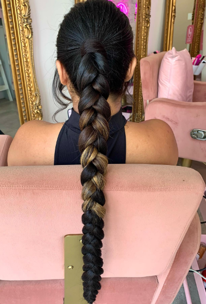 Natural Braid Long Hairstyle For Women