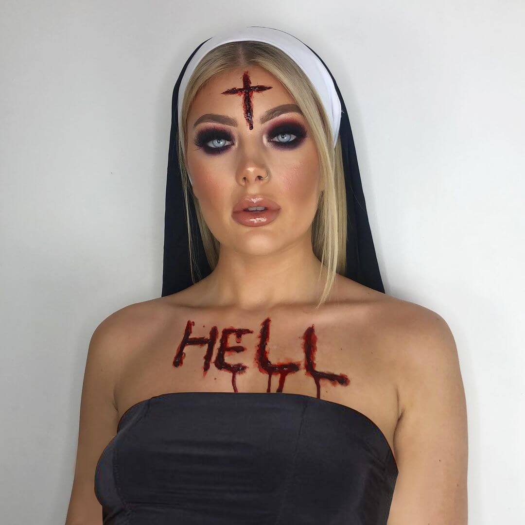 Nightmare Nun Vampire Makeup Looks