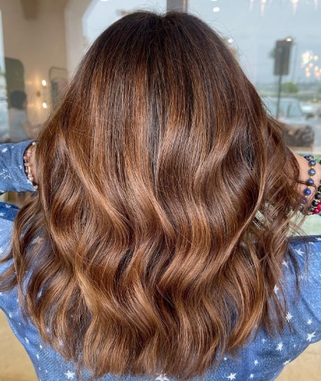Ombre Hairstyles With Caramel Highlights
