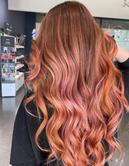 Ombre Strawberry Blonde Hair Color Ideas