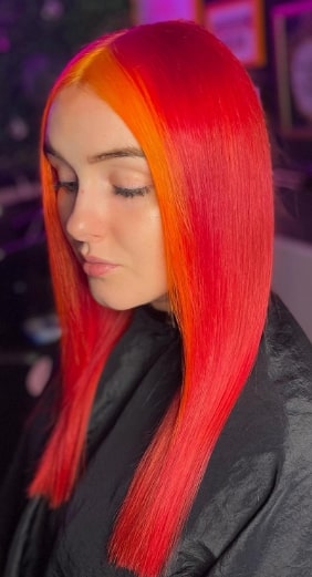 Orange and Red Hair Color Ideas