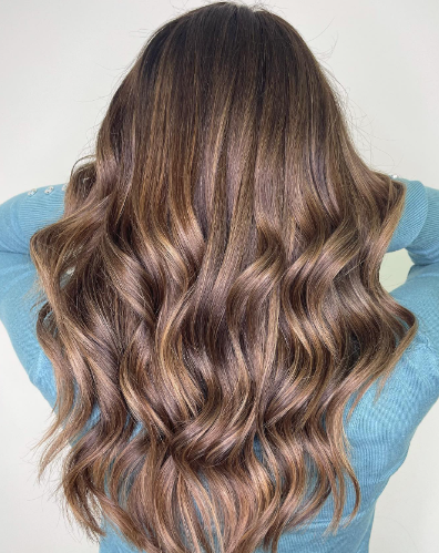 Paired With Easy Waves Dark Hair