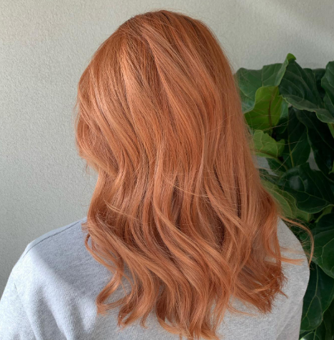 Peachy Strawberry Blonde Hair Color Ideas