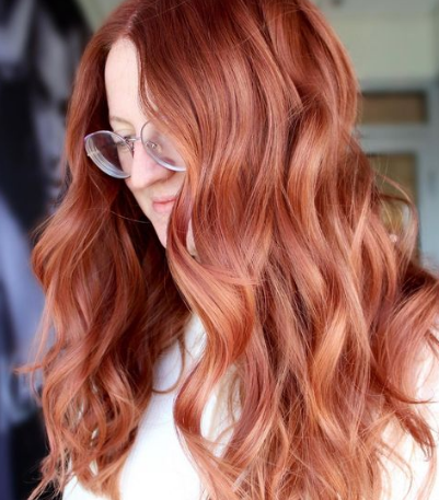 Pearly Strawberry Blonde Hair Color Ideas