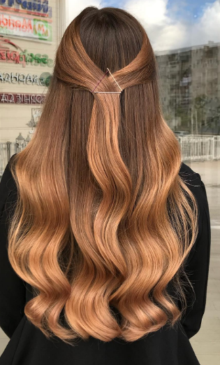 Pin Blonde Ombre Hairstyles