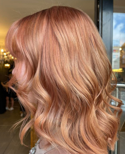Pink Strawberry Blonde Hair Color Ideas